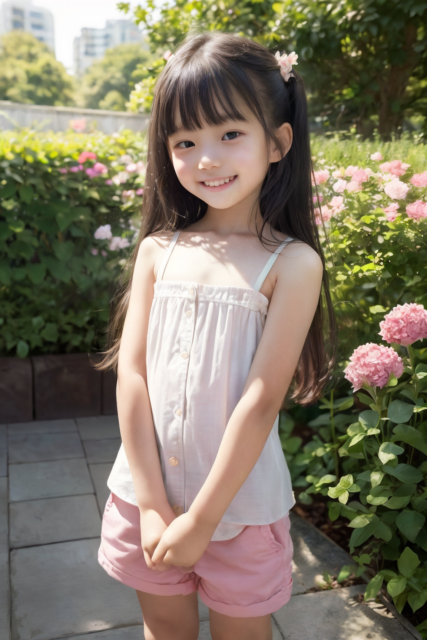 AI 美少女 小学生 Kawaii little girl