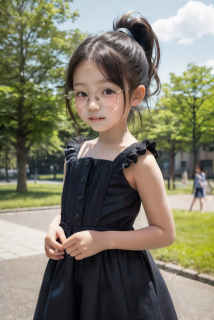 AI 美少女 小学生 Kawaii little girl