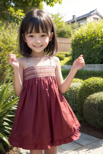 AI 美少女 小学生 Kawaii little girl