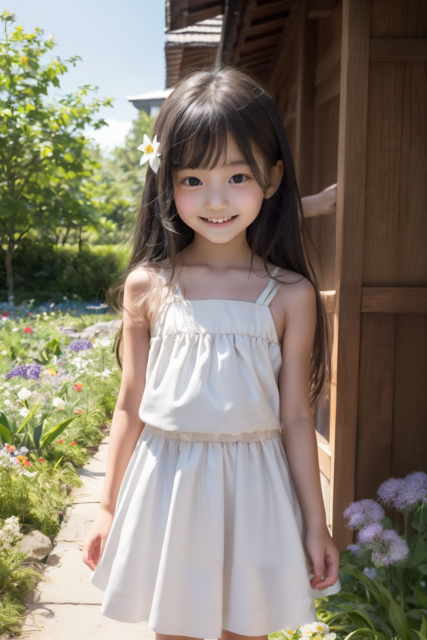 AI 美少女 小学生 Kawaii little girl