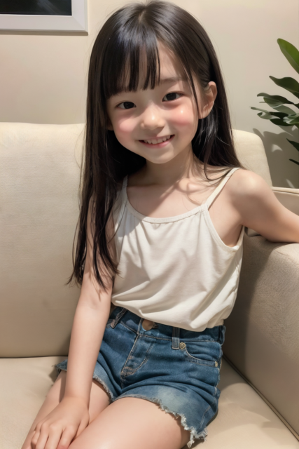 AI 美少女 小学生 Kawaii little girl