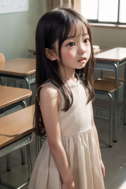 AI 美少女 小学生 Kawaii little girl