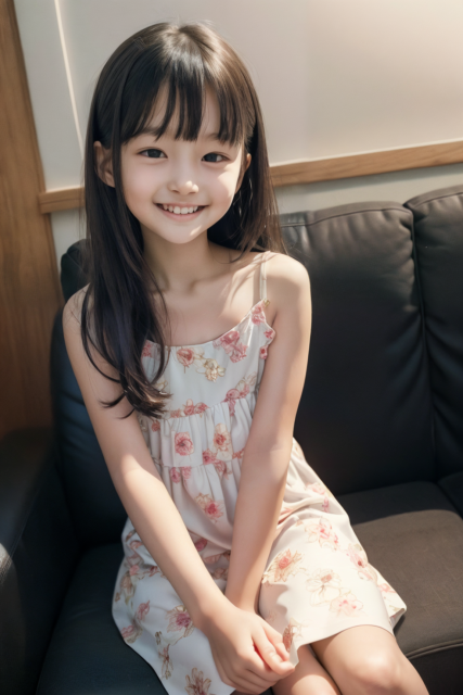 AI 美少女 小学生 Kawaii little girl