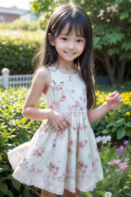 AI 美少女 小学生 Kawaii little girl