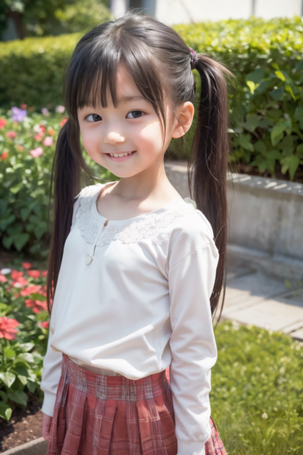 AI 美少女 小学生 Kawaii little girl