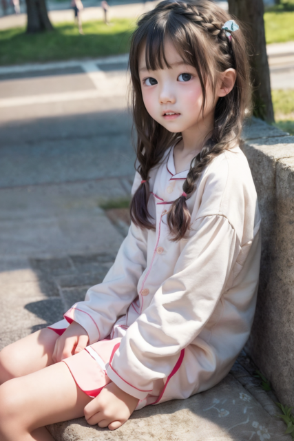 AI 美少女 小学生 Kawaii little girl