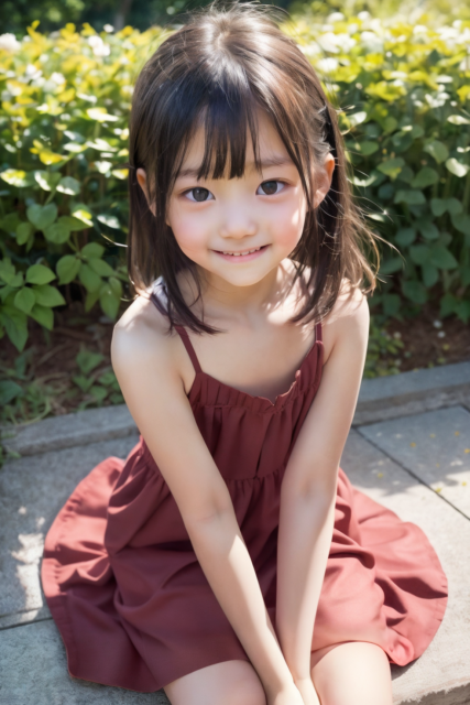 AI 美少女 小学生 Kawaii little girl