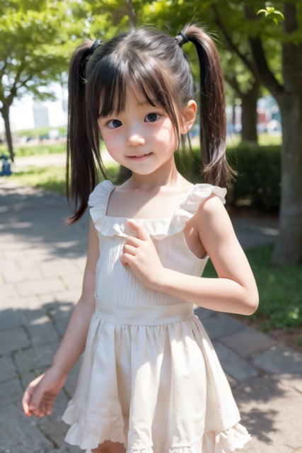 AI 美少女 小学生 Kawaii little girl