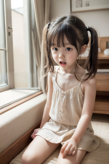 AI 美少女 小学生 Kawaii little girl