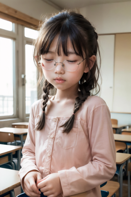 AI 美少女 小学生 Kawaii little girl