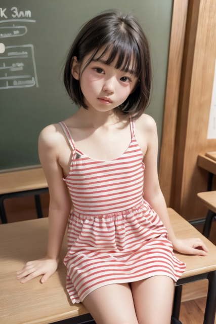 AI 美少女 小学生 Kawaii little girl