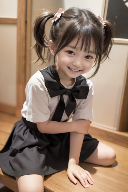 AI 美少女 小学生 Kawaii little girl