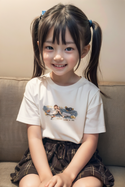 AI 美少女 小学生 Kawaii little girl