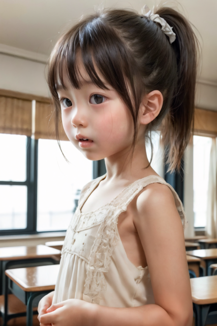 AI 美少女 小学生 Kawaii little girl