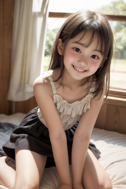 AI 美少女 小学生 Kawaii little girl