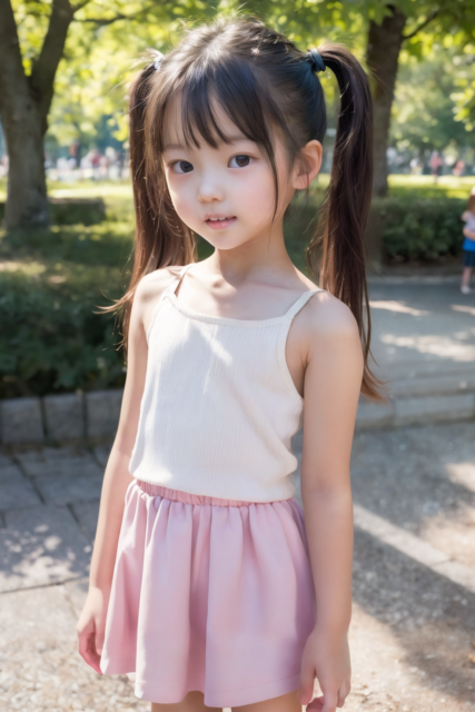 AI 美少女 小学生 Kawaii little girl