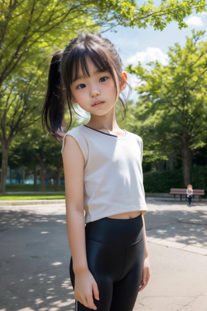 AI 美少女 小学生 Kawaii little girl