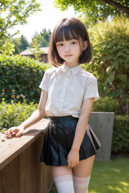 AI 美少女 小学生 Kawaii little girl