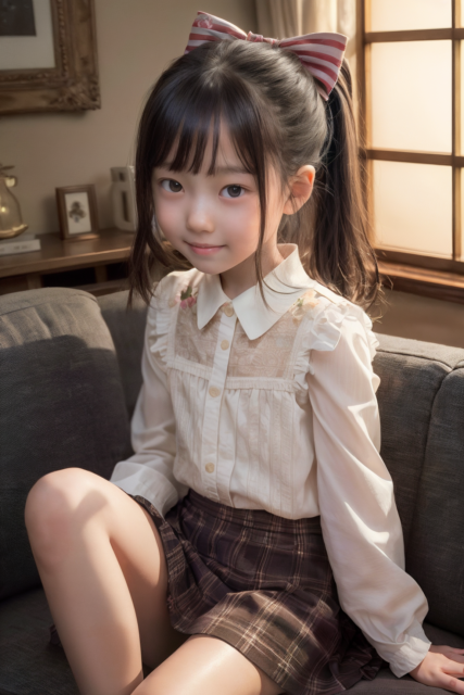 AI 美少女 小学生 Kawaii little girl