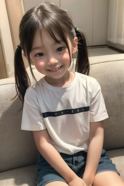 AI 美少女 小学生 Kawaii little girl