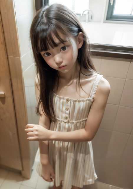 AI 美少女 小学生 Kawaii little girl