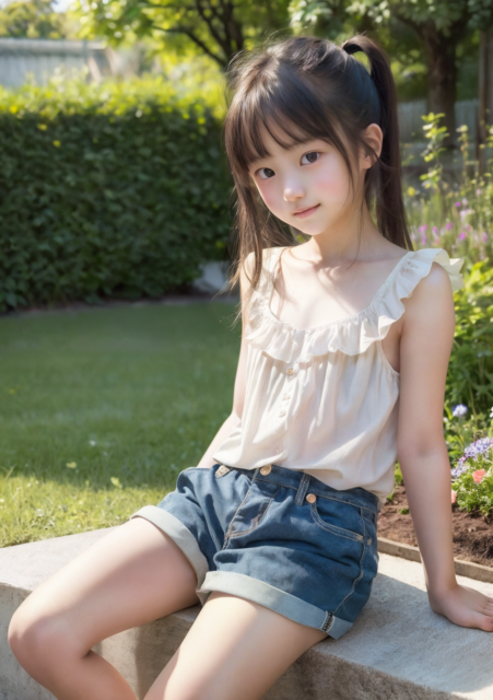 AI 美少女 小学生 Kawaii little girl