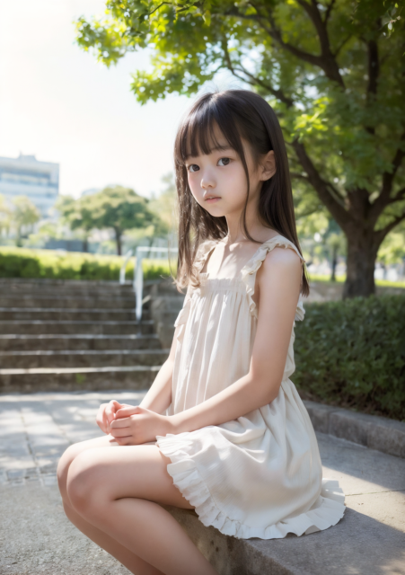 AI 美少女 小学生 Kawaii little girl