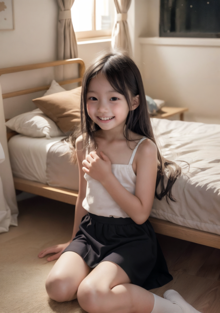 AI 美少女 小学生 Kawaii little girl