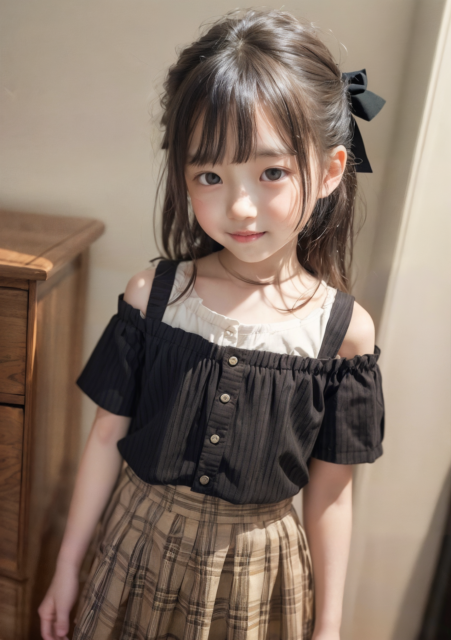 AI 美少女 小学生 Kawaii little girl