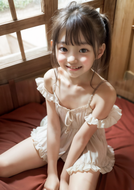 AI 美少女 小学生 Kawaii little girl