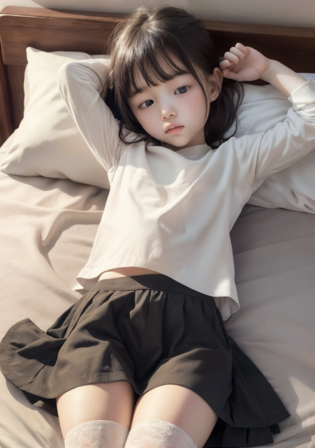 AI 美少女 小学生 Kawaii little girl