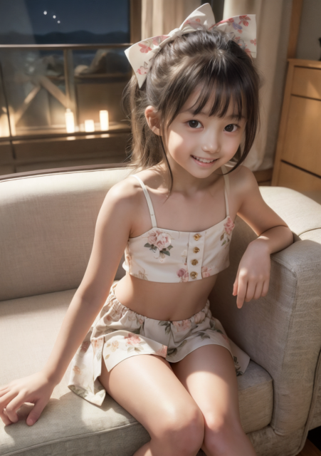 AI 美少女 小学生 Kawaii little girl