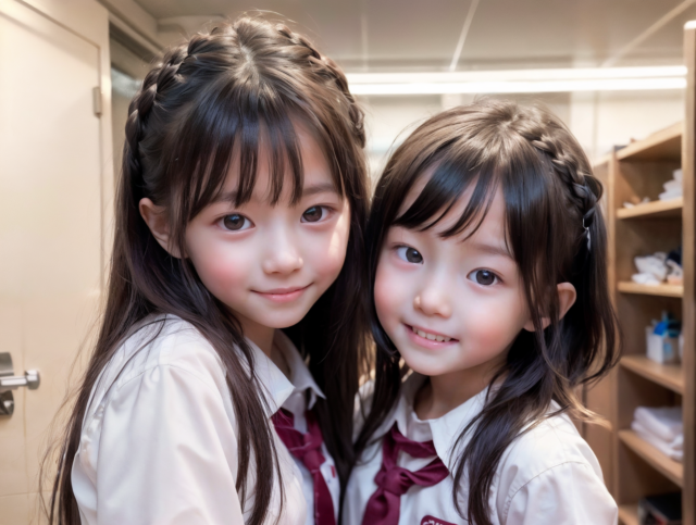 AI 美少女 小学生 Kawaii little girl