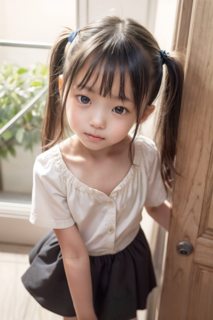 AI 美少女 小学生 Kawaii little girl