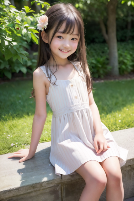 AI 美少女 小学生 Kawaii little girl