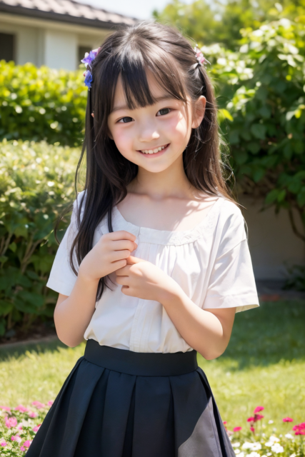 AI 美少女 小学生 Kawaii little girl