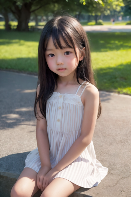 AI 美少女 小学生 Kawaii little girl