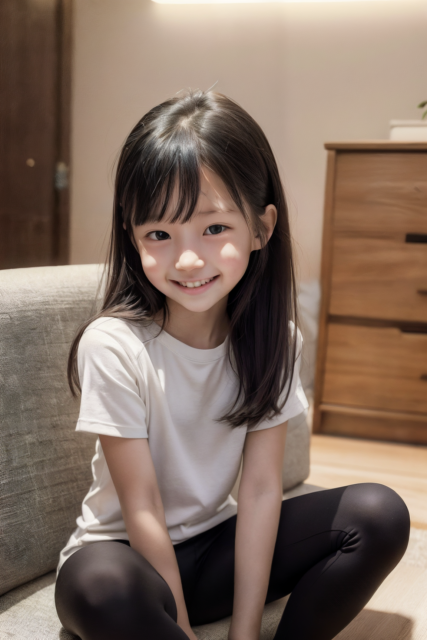 AI 美少女 小学生 Kawaii little girl