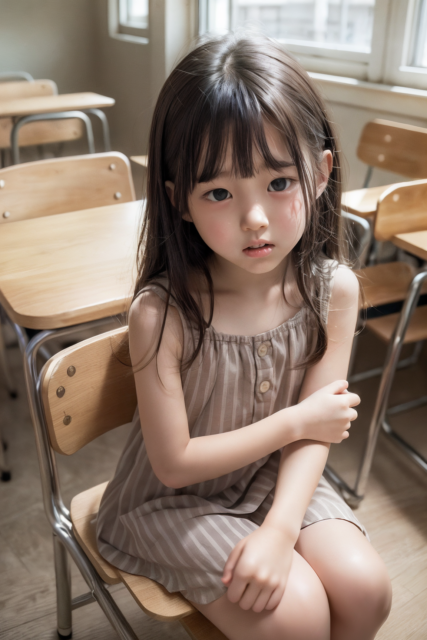 AI 美少女 小学生 Kawaii little girl