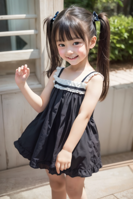 AI 美少女 小学生 Kawaii little girl