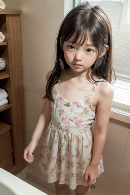 AI 美少女 小学生 Kawaii little girl