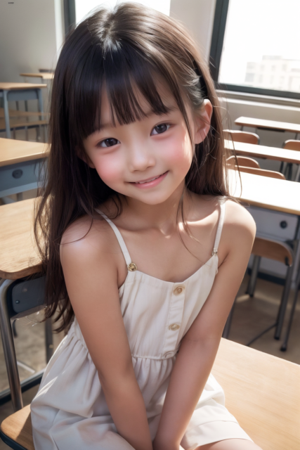 AI 美少女 小学生 Kawaii little girl