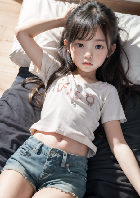 AI 美少女 小学生 Kawaii little girl