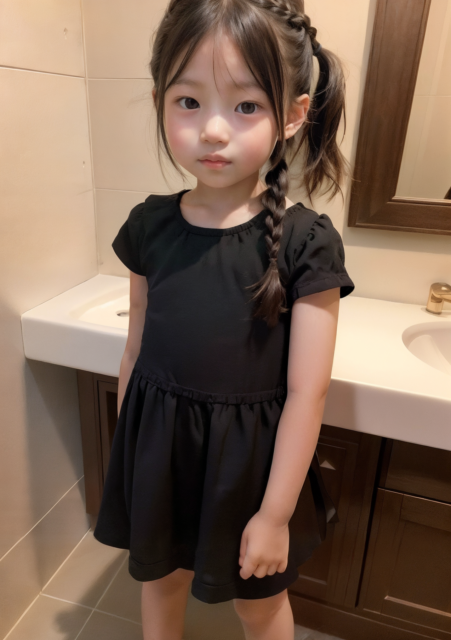 AI 美少女 小学生 Kawaii little girl