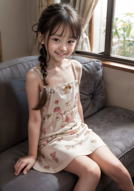 AI 美少女 小学生 Kawaii little girl