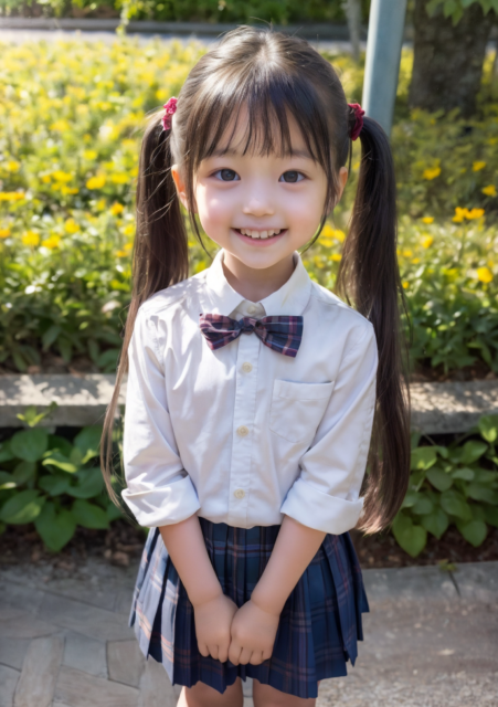 AI 美少女 小学生 Kawaii little girl