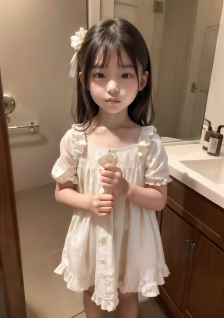 AI 美少女 小学生 Kawaii little girl