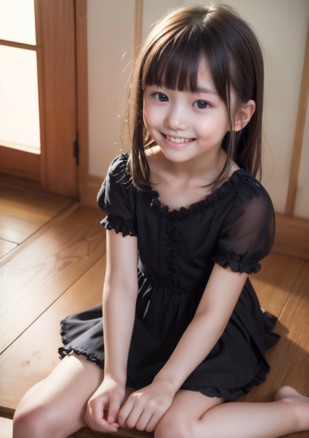 AI 美少女 小学生 Kawaii little girl