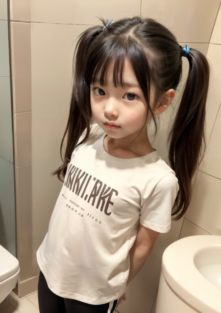 AI 美少女 小学生 Kawaii little girl