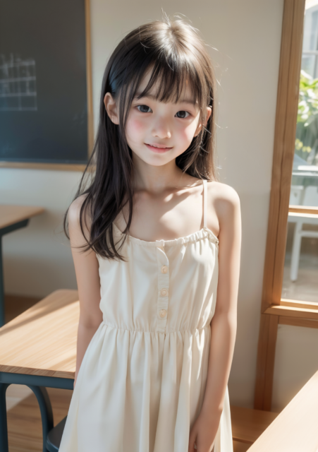 AI 美少女 小学生 Kawaii little girl